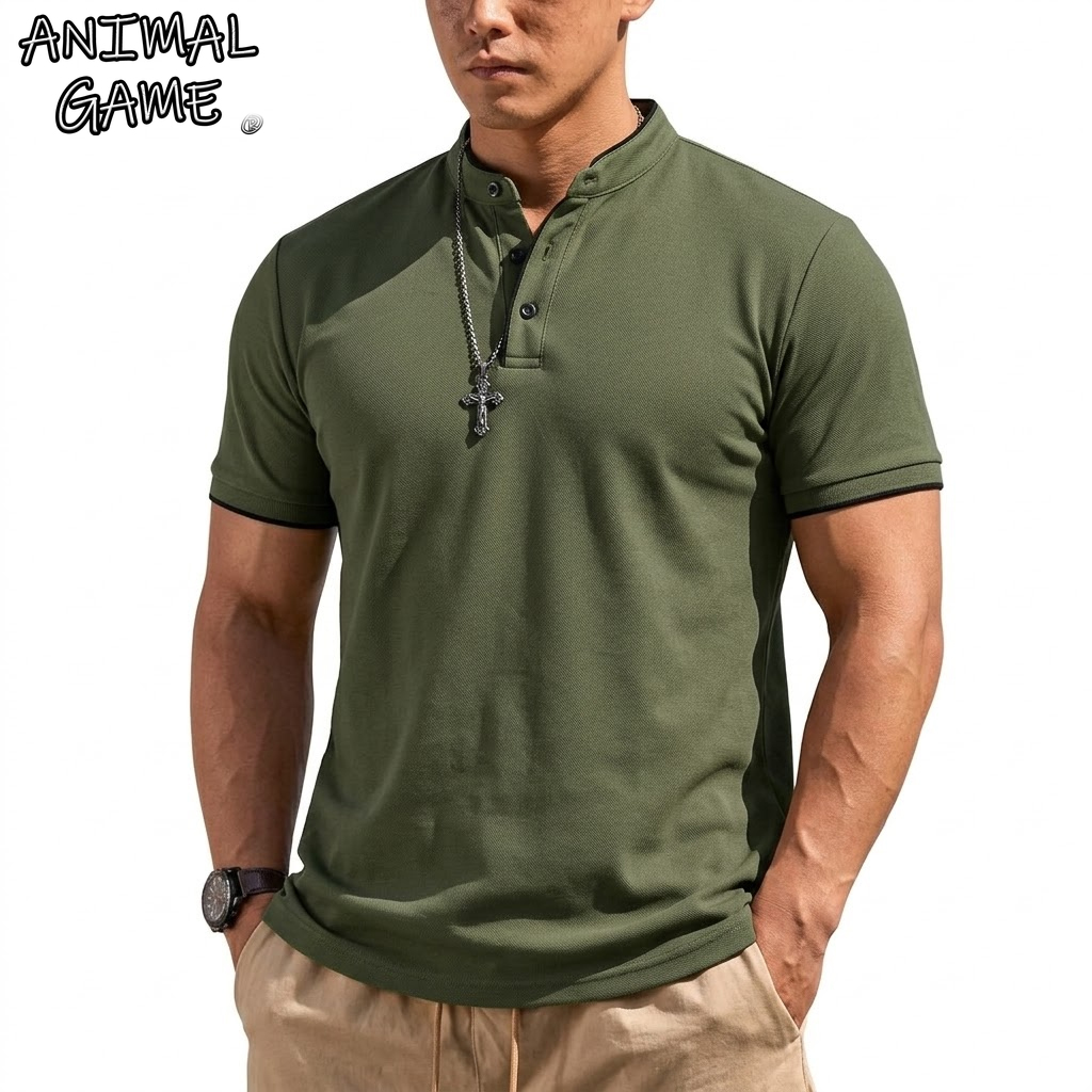 Summer Short Sleeve Henley Shi - đánh giá và giá Luxury Lifestyle Men
